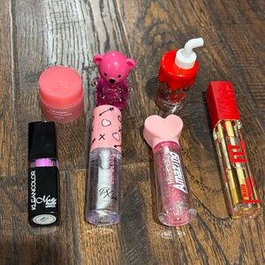 Assorted Pink Lip Gloss & Lipstick Lot